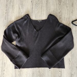 Dynamite Oversized V-Neck Sweater